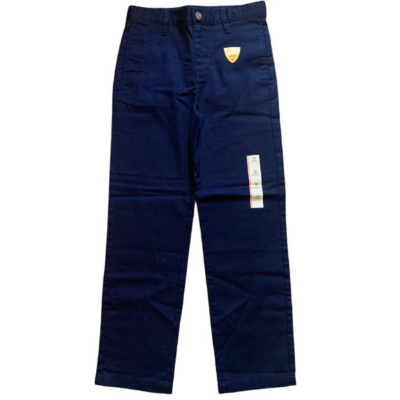 NWT Cat & Jack Boys Flat Front (Uniform) Pants - Picture 3 of 7
